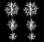 Christmas Snowflakes Christmas Decorations Activity Goods Three-dimensional Snowflake Strings