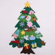 DIY Felt Christmas Tree With Three-dimensional Christmas Tree