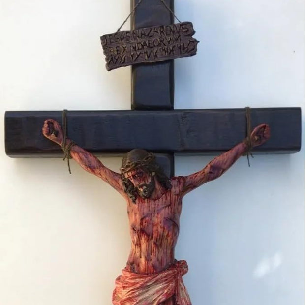 American Easter Cross Resin Decorations