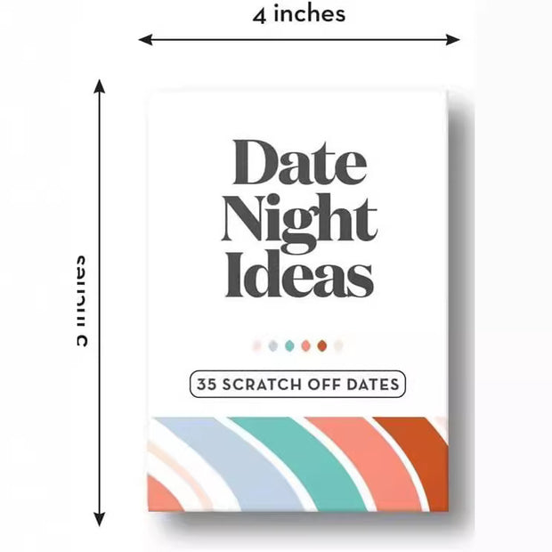 Date Night Creative Couple Game Card Scratch Card Game