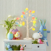 Easter Decoration 60cm Birch Tree Home Easter Egg LED Light Gift